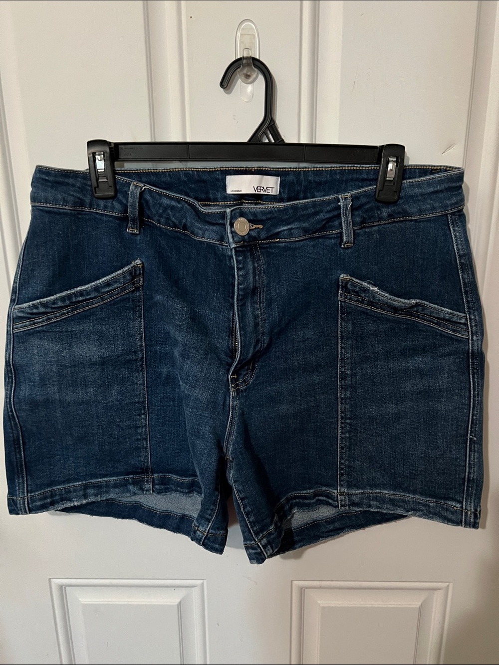 Vervet 3X Dark Wash Denim Shorts
